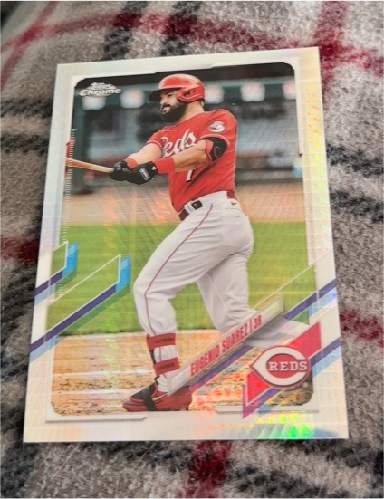 2021 Topps Chrome #145 Eugenio Suarez — front