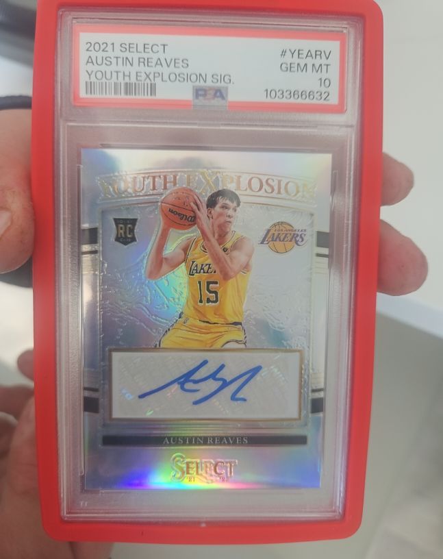 2021 Panini Select #YEARV Austin Reaves Youth Explosion Signatures — front
