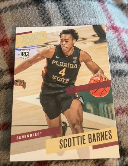 2021 Panini Chronicles Prestige #375 Scottie Barnes — front