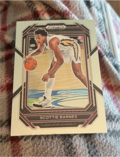 2023 Panini Prizm Draft Picks #62 Scottie Barnes Florida State University — front