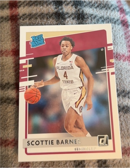 2021 Panini Chronicles Donruss Rated Rookie #32 Scottie Barnes — front
