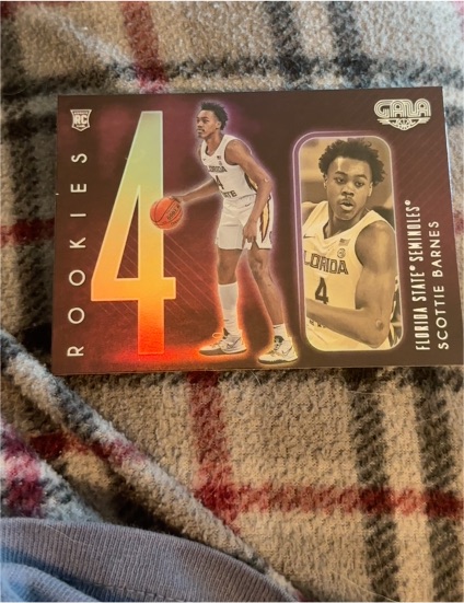 2021-22 Panini Chronicles Draft Picks Gala Rookies #187 Scottie Barnes — front
