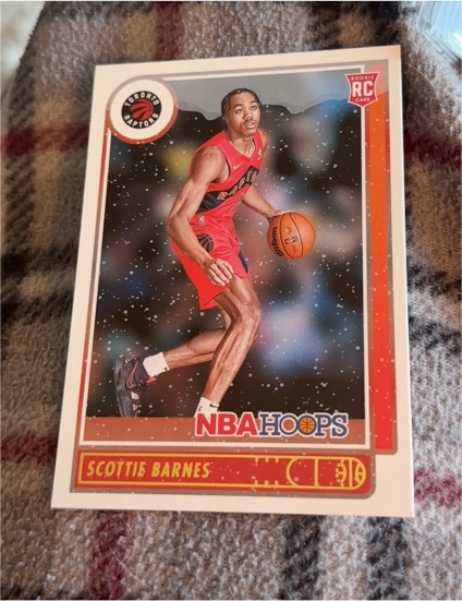 2021-22 Panini NBA Hoops #227 Scottie Barnes — front