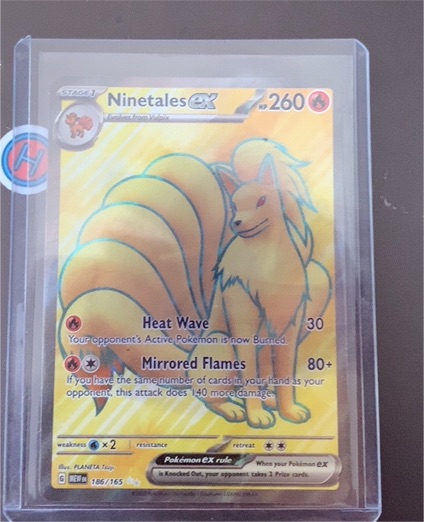 2023 Pokémon Scarlet & Violet 151 #186 Ninetales ex — front