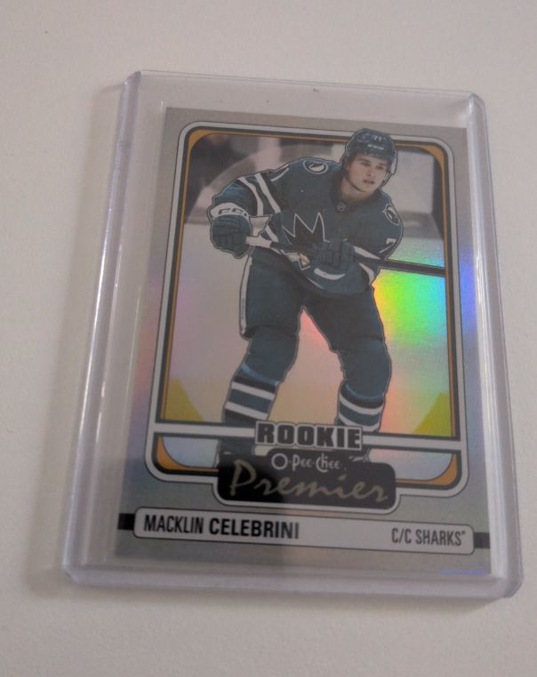 2024-25 O-Pee-Chee Premier #P-96 Macklin Celebrini — front