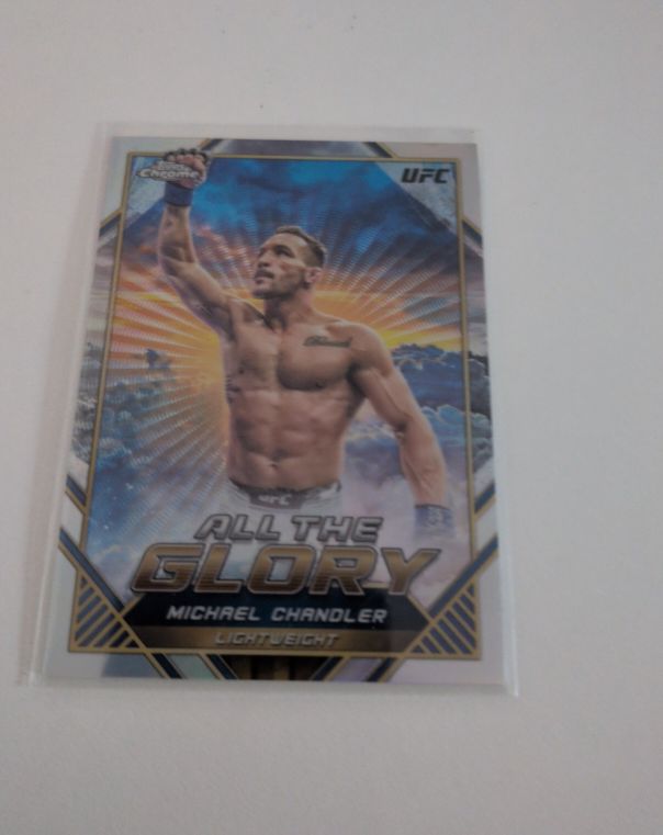 2024 Topps Chrome UFC #ATG-1 Michael Chandler All The Glory — front
