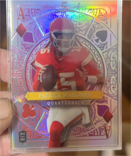 2024 Wild Card 5 Card Draw Stacked Deck #3 Patrick Mahomes — front