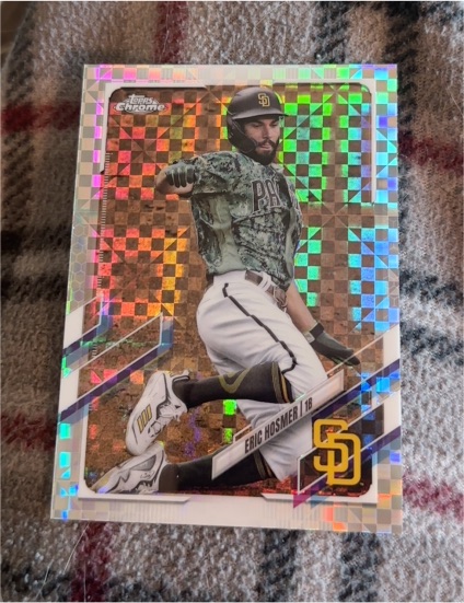 2021 Topps Chrome #112 Eric Hosmer — front