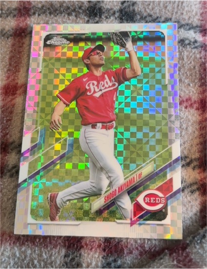 2021 Topps Chrome #206 Shogo Akiyama — front