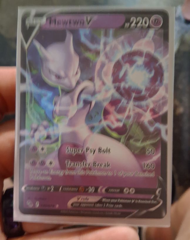 2022 Pokémon TCG Mewtwo V 030/078 Pokémon GO — front