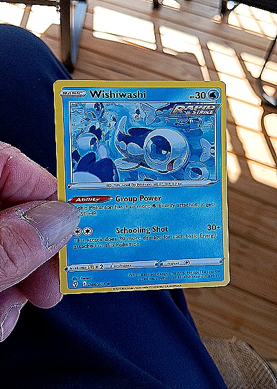 2021 Pokémon TCG Evolving Skies #46 Wishiwashi — front