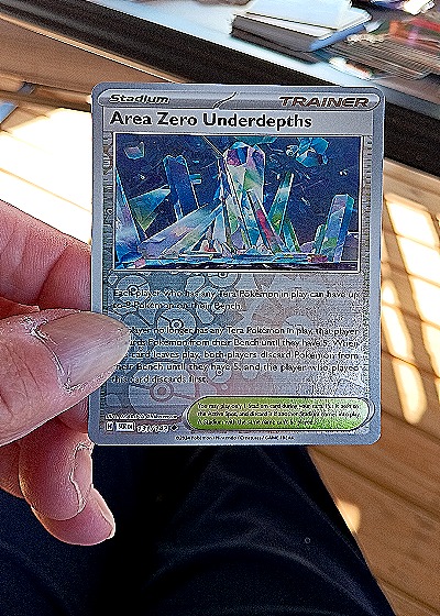 2022 Pokémon TCG Prismatic Evolutions #094 Area Zero Underdepths — front