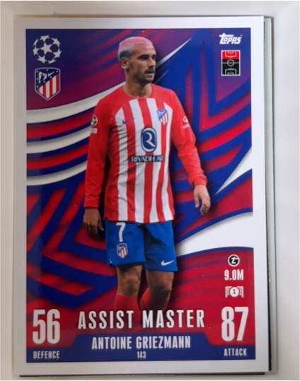 Topps Match Attax Extra 2023/24 #143 Antoine Griezmann — front