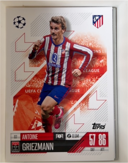 2024 Topps Match Attax Champions League #117 Antoine Griezmann — front