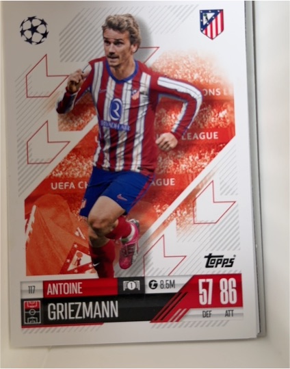 2024 Topps Match Attax #117 Antoine Griezmann — front