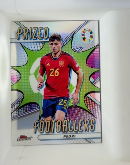 2023 Topps Finest UEFA EURO 2024 Prized Footballers #PF-PD Pedri — front