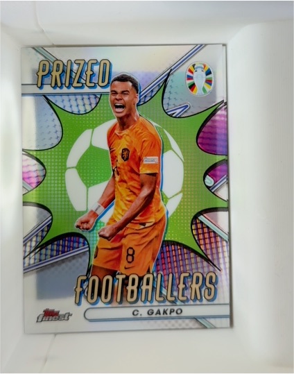 2023 Topps Finest UEFA EURO 2024 Prized Footballers #PF-CG Cody Gakpo — front