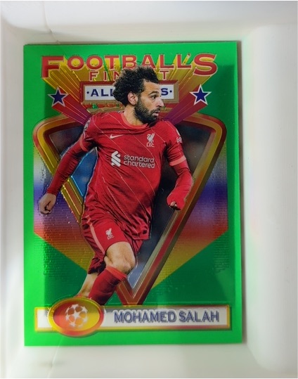 2021-22 Topps Football's Finest #150 Mohamed Salah — front