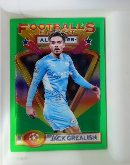 2021-22 Topps Finest Flashbacks UEFA Football All Stars #31 Jack Grealish — front