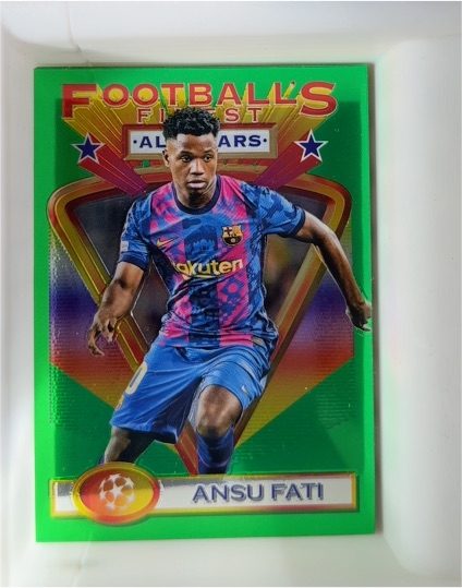 2021-22 Topps Finest Flashbacks UEFA All-Stars #10 Ansu Fati — front