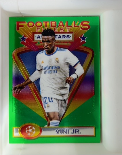 2021-22 Topps Finest Flashbacks UEFA #106 Vini Jr. — front