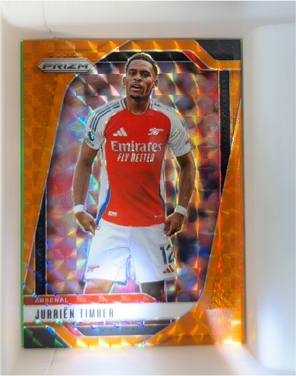 2024-25 Panini Prizm Premier League #25 Jurrien Timber — front