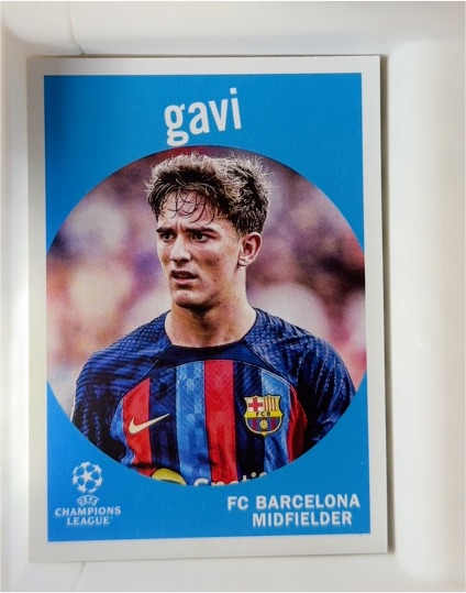 2022-23 Topps UEFA Club Competitions 1959 Topps #59-9 Gavi — front
