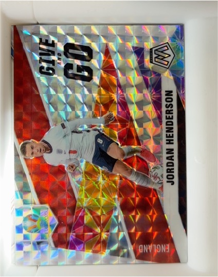 2021 Panini Mosaic UEFA Euro #8 Jordan Henderson — front