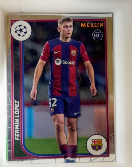 2023-24 Topps Merlin UEFA Club Competitions #39 Fermin Lopez — front