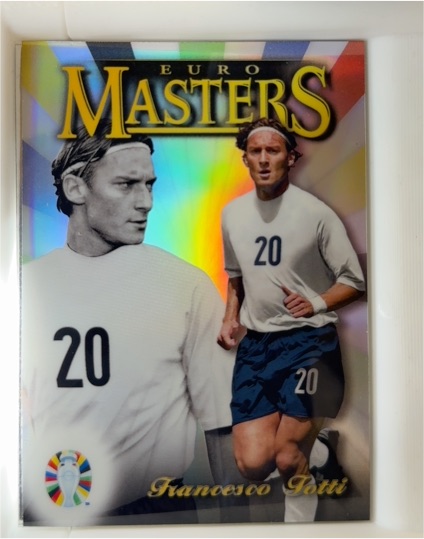 2023 Topps Finest Road to UEFA Euro 2024 Euro Masters #EM-FT Francesco Totti — front