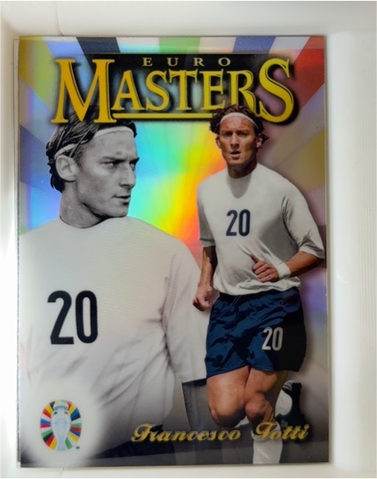 2023 Topps Finest Road to UEFA Euro 2024 Euro Masters #EM-FT Francesco Totti — front