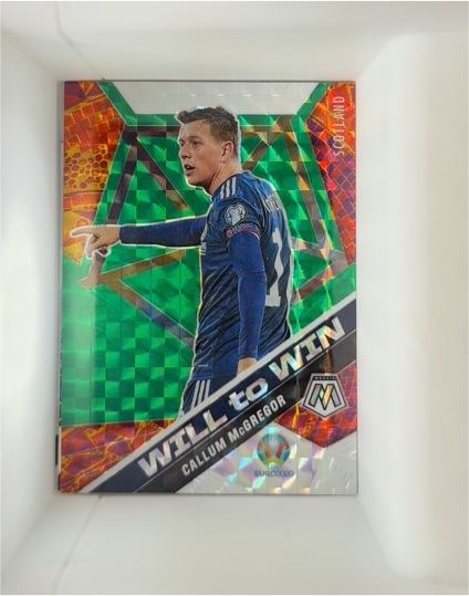 2021 Panini Mosaic UEFA Euro #36 Callum McGregor Will to Win — front