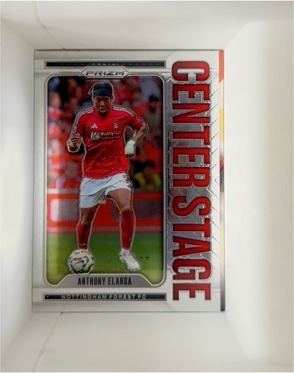2024-25 Panini Prizm Premier League #17 Anthony Elanga Center Stage — front