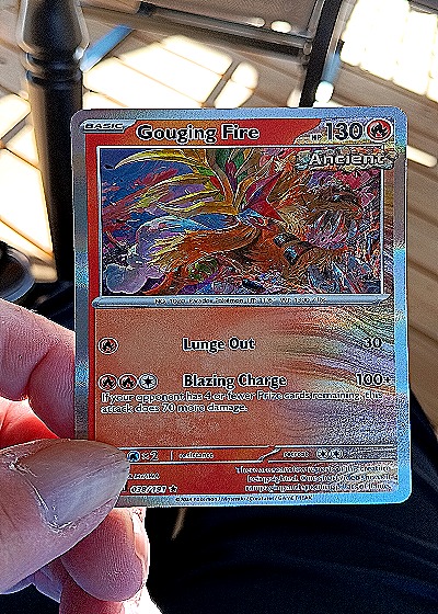 2024 Pokémon TCG Surging Sparks #038 Gouging Fire — front