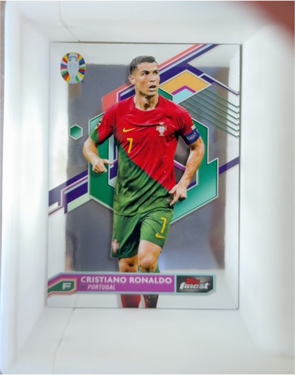2023 Topps Finest Road to UEFA Euro 2024 #63 Cristiano Ronaldo — front