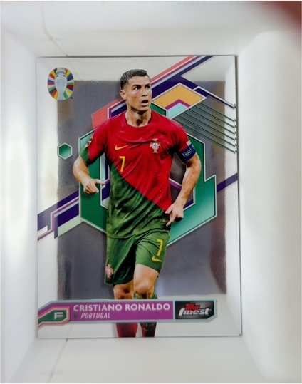 2023 Topps Finest Road to UEFA Euro #63 Cristiano Ronaldo — front