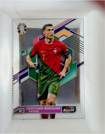 2023 Topps Finest Road to UEFA Euro #63 Cristiano Ronaldo — front