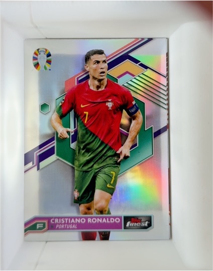 2023 Topps Finest Road to UEFA Euro 2024 #63 Cristiano Ronaldo — front