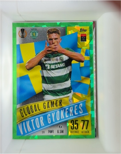 2023-24 Topps Match Attax Extra #211 Viktor Gyökeres — front