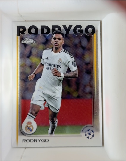 2024-25 Topps Chrome UEFA Club Competitions #48 Rodrygo — front
