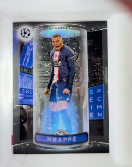 2022-23 Topps Chrome UEFA Club Competitions Specimens #S-9 Kylian Mbappe — front