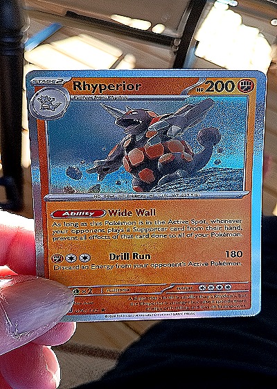 2024 Pokémon SV07: Stellar Crown #076 Rhyperior — front