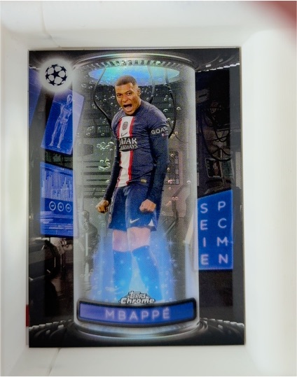 2022-23 Topps Chrome UEFA Club Competitions Specimens #S-9 Kylian Mbappe — front