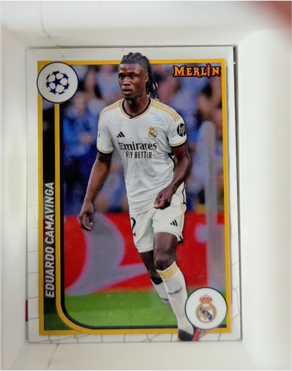 2023-24 Topps Merlin UEFA Club Competitions #108 Eduardo Camavinga — front