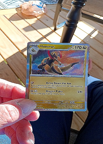 2023 Pokémon Scarlet & Violet Shining Fates #46 Haxorus — front