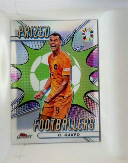 2023 Topps Finest UEFA EURO 2024 #PF-CG Cody Gakpo Prized Footballers — front