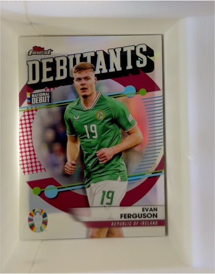 2023 Topps Finest Road to UEFA EURO 2024 #FD-EF Evan Ferguson — front