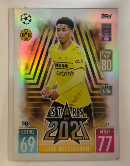 2021-22 Topps Match Attax Stars of 2021 #STA 11 Jude Bellingham — front