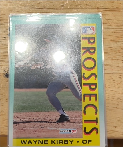 1992 Fleer #670 Wayne Kirby — front