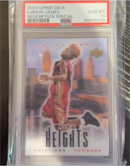 2003 Upper Deck Redemption Special #Redemption Special LeBron James — front